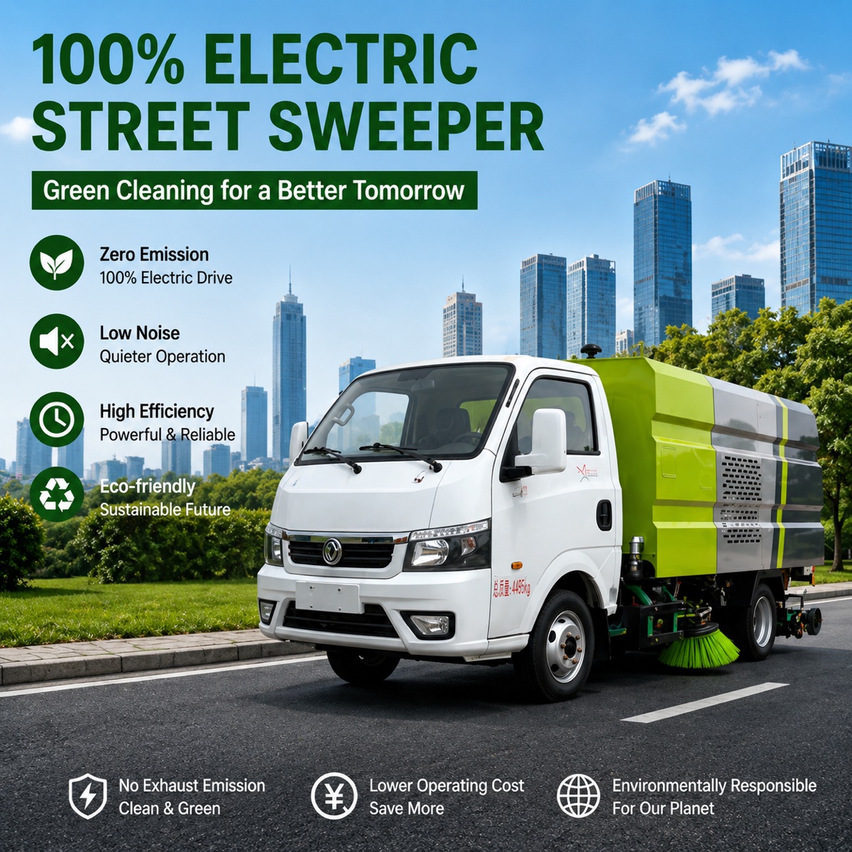 Sibit Electric Street Sweeper Truck